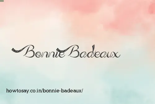 Bonnie Badeaux