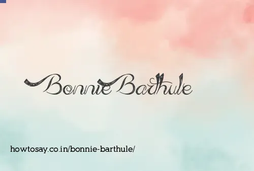 Bonnie Barthule