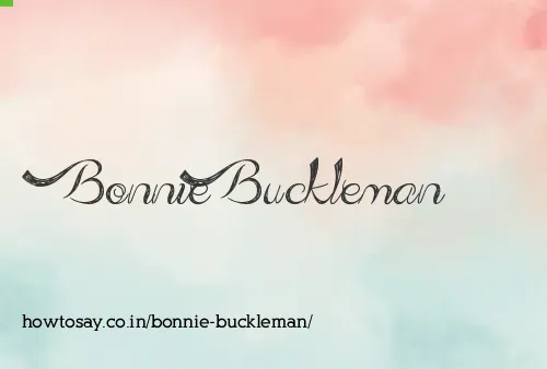 Bonnie Buckleman