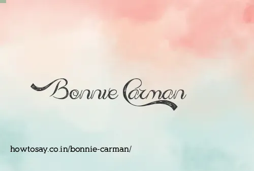 Bonnie Carman