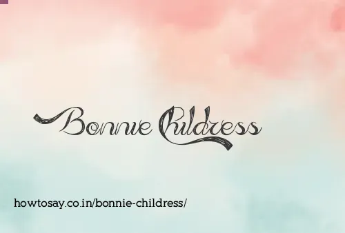 Bonnie Childress