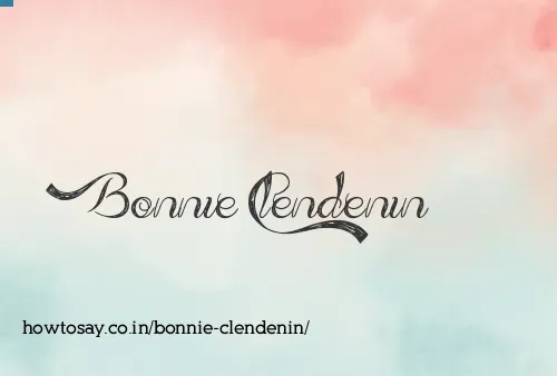 Bonnie Clendenin