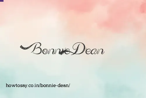Bonnie Dean