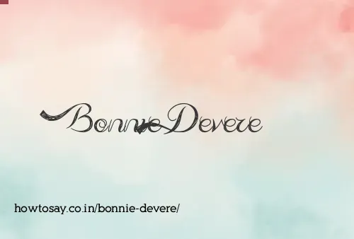 Bonnie Devere