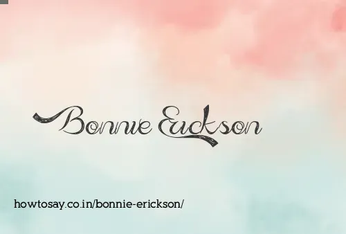 Bonnie Erickson