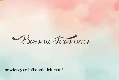 Bonnie Feinman
