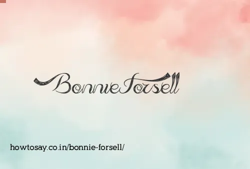 Bonnie Forsell