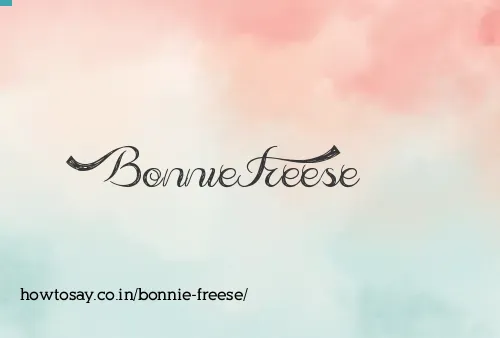 Bonnie Freese