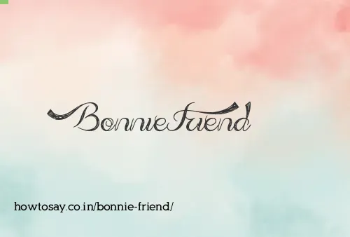 Bonnie Friend