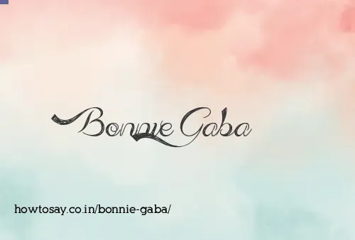 Bonnie Gaba