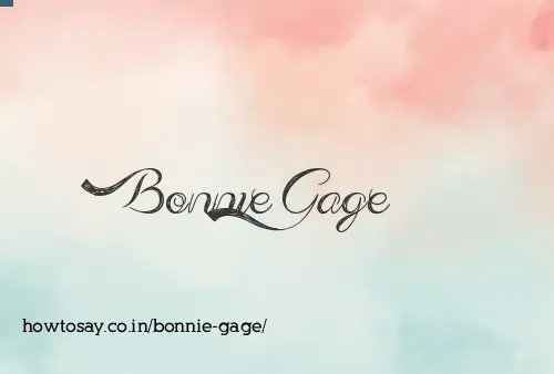 Bonnie Gage
