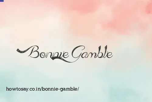 Bonnie Gamble