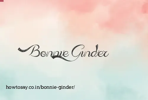 Bonnie Ginder