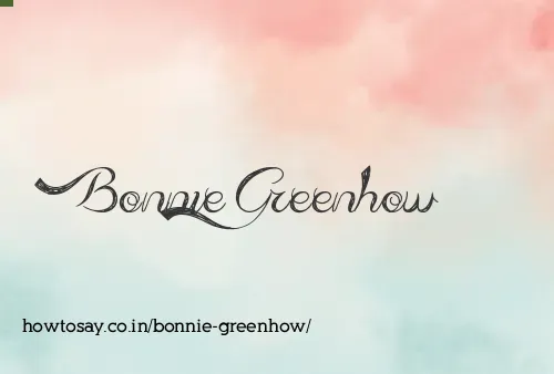Bonnie Greenhow