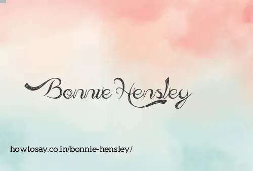 Bonnie Hensley