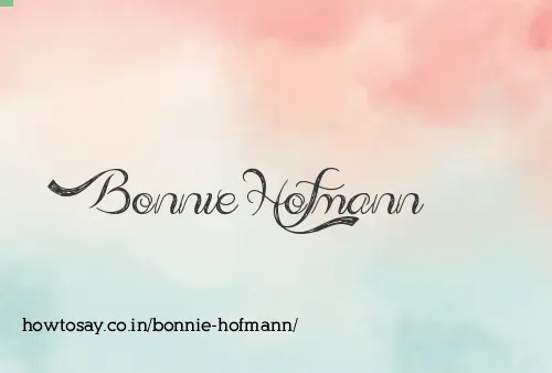 Bonnie Hofmann