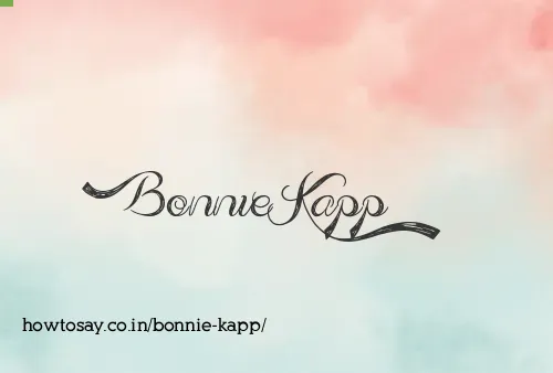 Bonnie Kapp