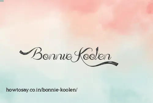 Bonnie Koolen