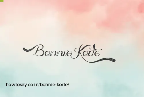 Bonnie Korte