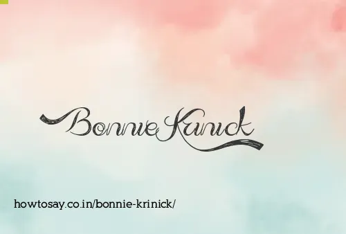 Bonnie Krinick