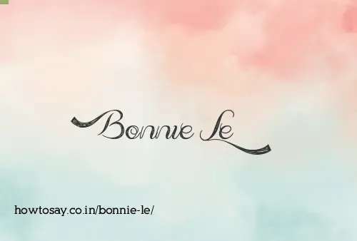 Bonnie Le