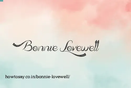 Bonnie Lovewell
