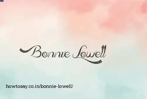 Bonnie Lowell