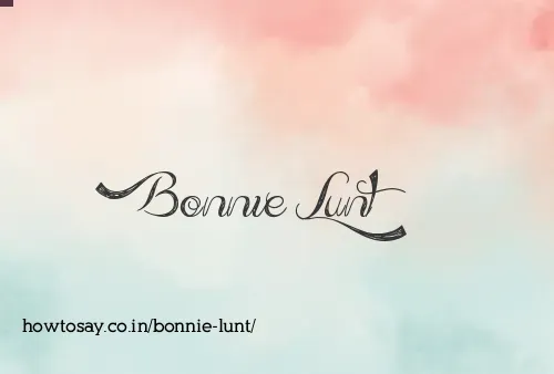 Bonnie Lunt