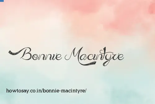 Bonnie Macintyre