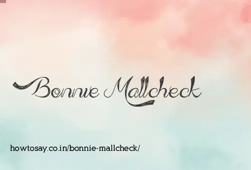 Bonnie Mallcheck