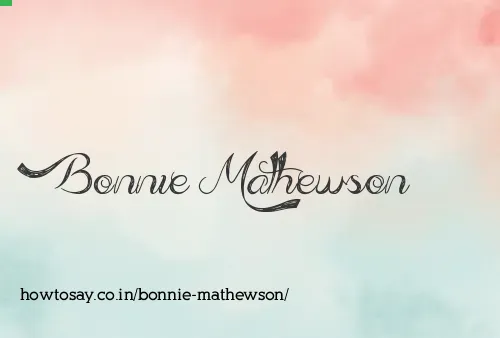 Bonnie Mathewson