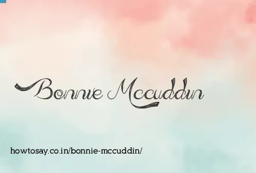 Bonnie Mccuddin