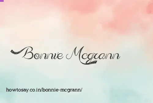 Bonnie Mcgrann