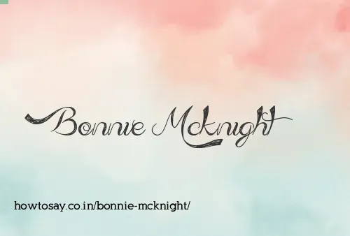 Bonnie Mcknight