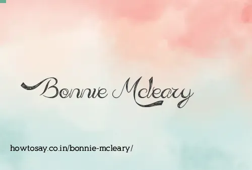Bonnie Mcleary