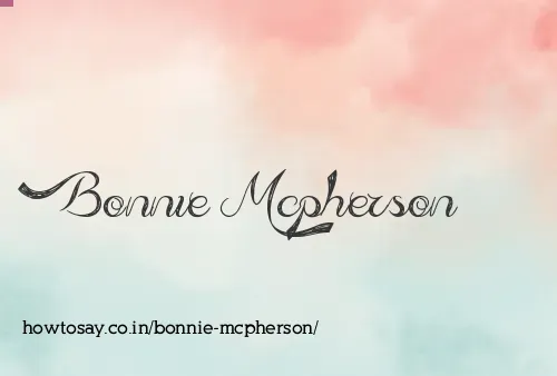 Bonnie Mcpherson
