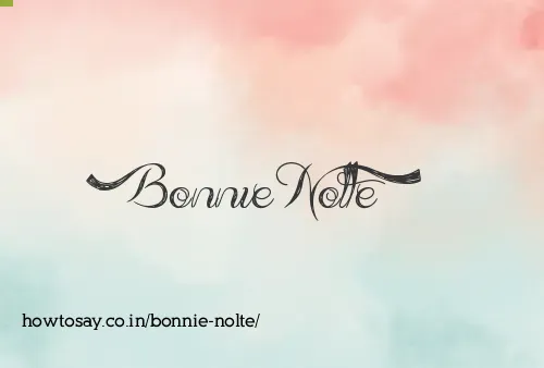 Bonnie Nolte