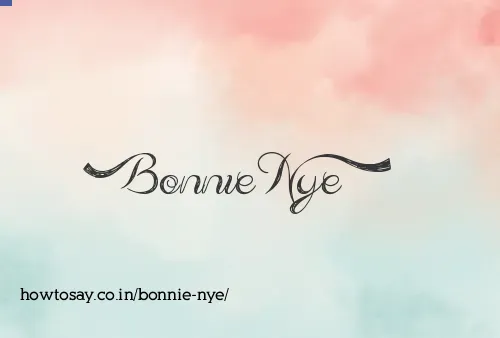 Bonnie Nye