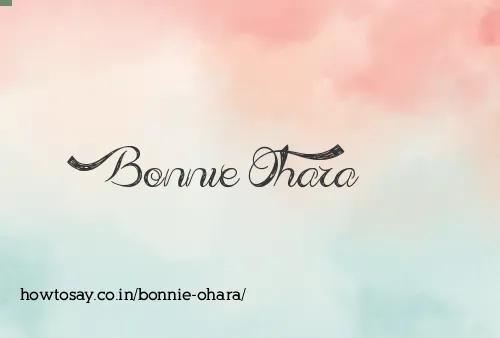 Bonnie Ohara