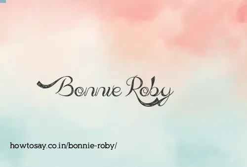 Bonnie Roby