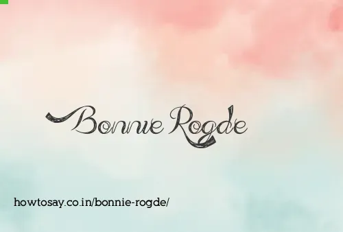Bonnie Rogde