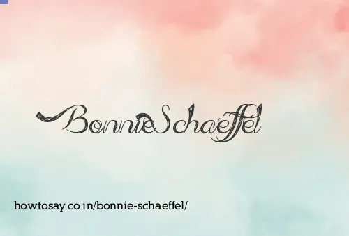 Bonnie Schaeffel