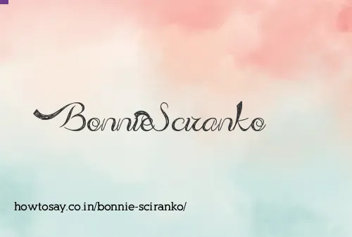 Bonnie Sciranko