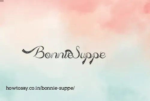 Bonnie Suppe