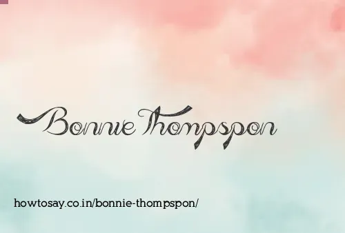 Bonnie Thompspon
