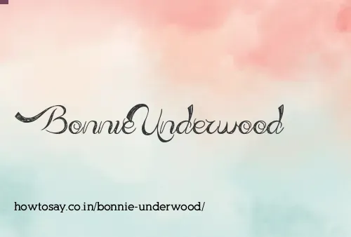 Bonnie Underwood