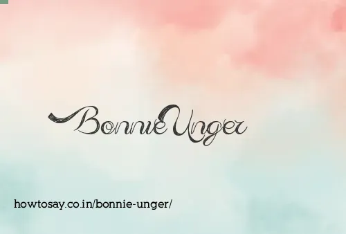Bonnie Unger