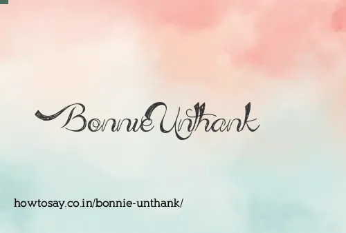 Bonnie Unthank
