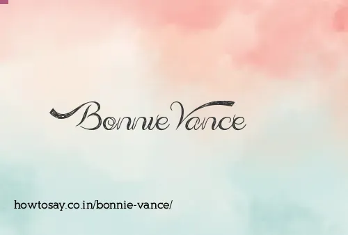 Bonnie Vance
