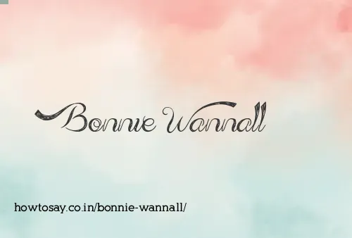 Bonnie Wannall